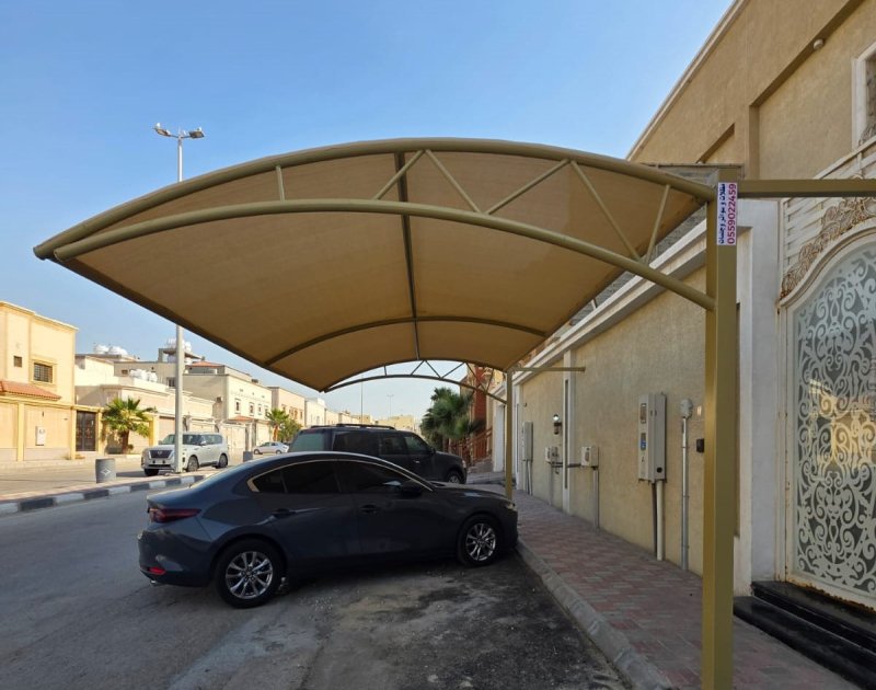 مظلات سيارات قماش في القطيف 
